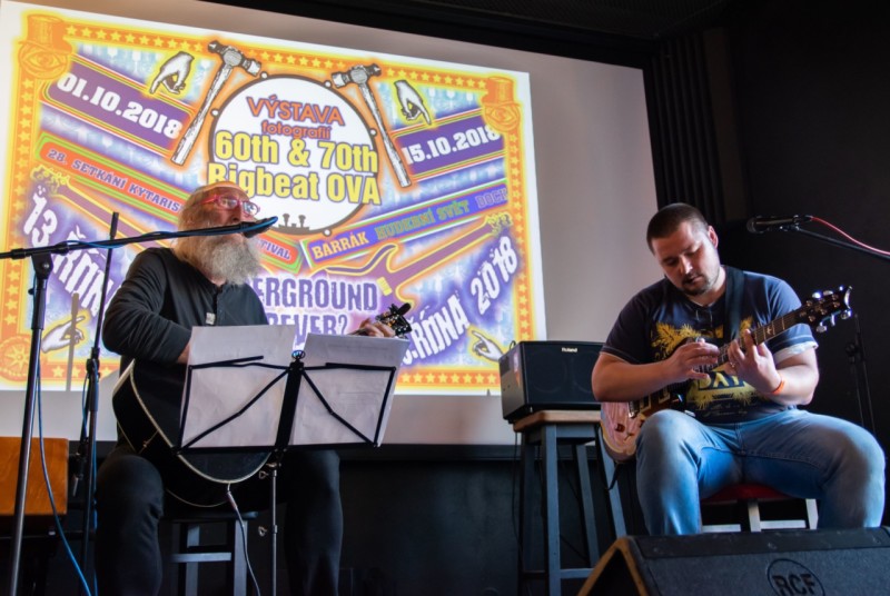 Jiří Neduha a Jan Klajný uvádějí výstavu fotografií „60th & 70th Big Beat OVA“ a seminář Tomáše MIlicha